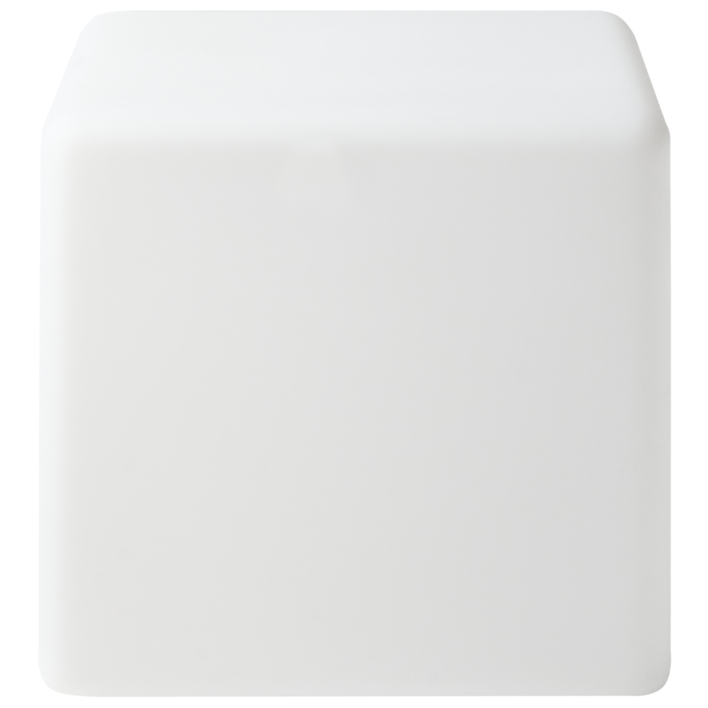 Lampada da terra a LED per esterni in materiale sintetico bianco impermeabile con telecomando bianco illuminazione da giardino