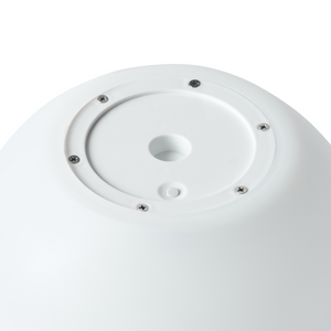 Set di 3 lampade sferiche a energia solare LED da esterno 30 cm in materiale sintetico impermeabile bianco con telecomando illuminazione da giardino