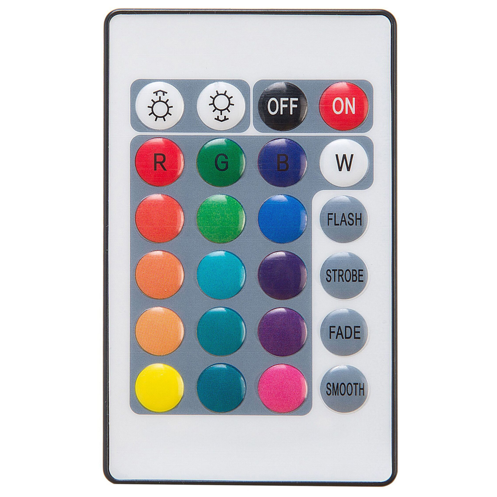 Lampada a LED da esterno in materiale sintetico blu impermeabile con telecomando