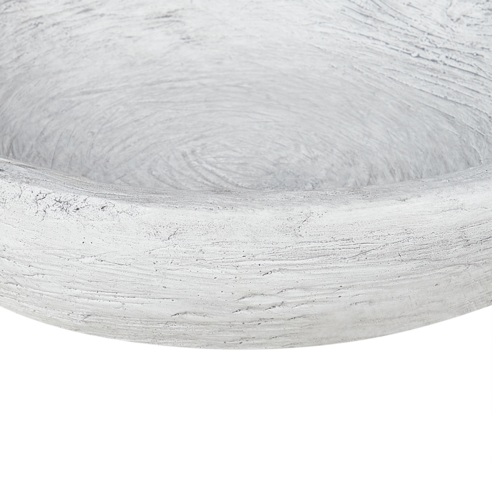 Fontana per uccelli MGO per giardino Accento decorativo all'aperto grigio