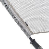 Dondolo da giardino grigio chiaro telaio in acciaio 1 posto a sedere per esterni idrorepellente