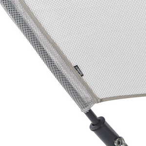 Dondolo da giardino grigio chiaro telaio in acciaio 1 posto a sedere per esterni idrorepellente