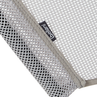 Dondolo da giardino grigio chiaro telaio in acciaio 1 posto a sedere per esterni idrorepellente