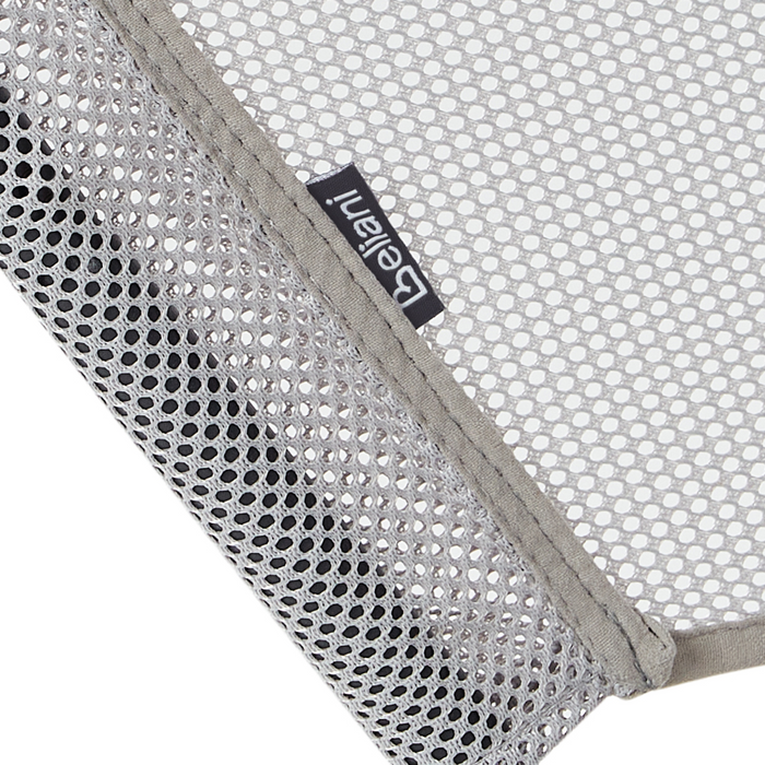 Dondolo da giardino grigio chiaro telaio in acciaio 1 posto a sedere per esterni idrorepellente