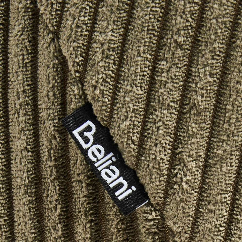 Set di 2 sedie da pranzo in velluto verde oliva stile retrò seduta rotonda