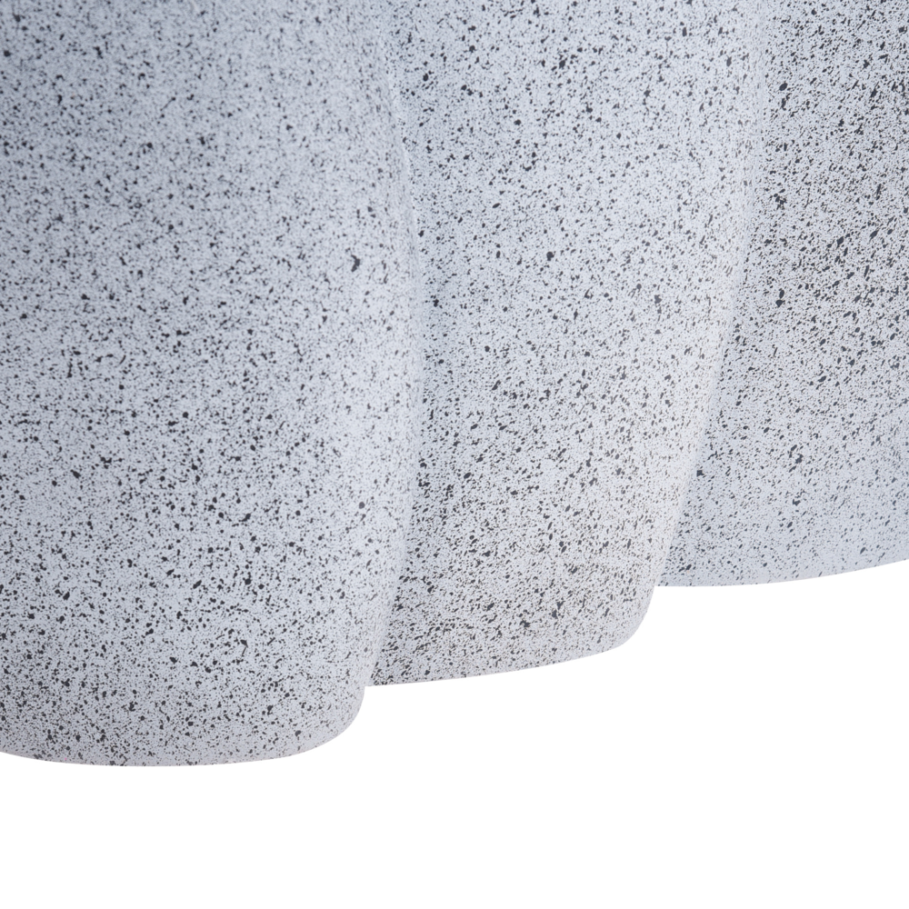 Fontana d'acqua da esterno in resina beige Luce da giardino LED inserita Design moderno