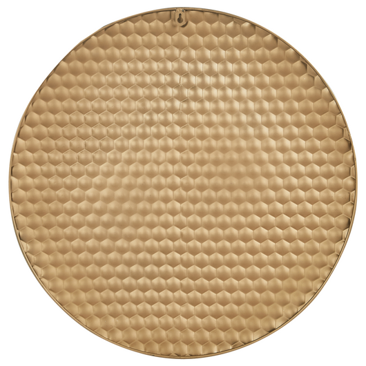 Decorazione da parete rotonda in metallo oro stile glamour