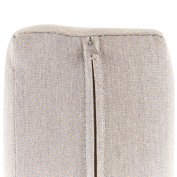 Set di copricuscini da giardino da seduta beige cuscini da esterno