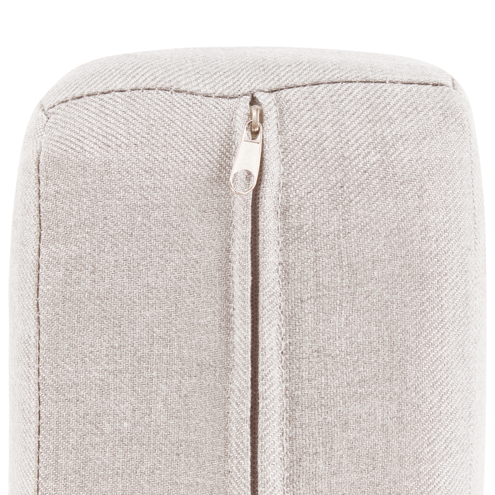 Set di copricuscini da giardino da seduta beige chiaro cuscini da esterno