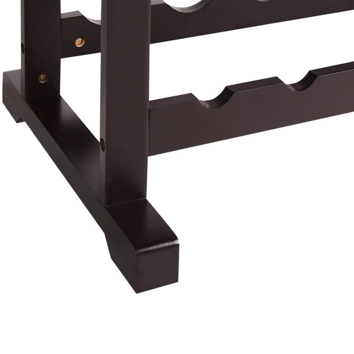 Portabottiglie in MDF marrone scuro Stile classico ed elegante per la casa