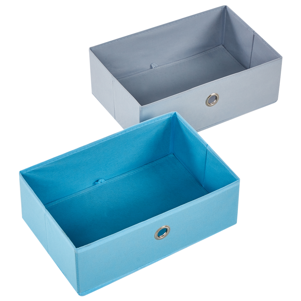 Libreria a 3 livelli in truciolato e tessuto bianco cameretta dei bambini