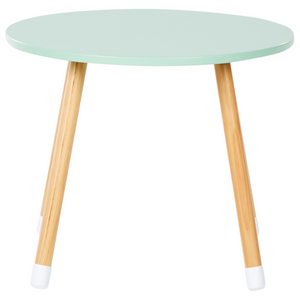 Set da tavola per bambini a 2 posti con sedie Tappi per gambe in MDF bianco e legno chiaro Cameretta per bambini alla moda