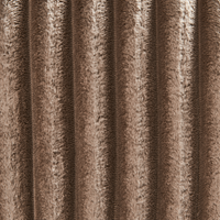 Set di 2 sedie da pranzo in tessuto tortora stile retrò seduta rotonda