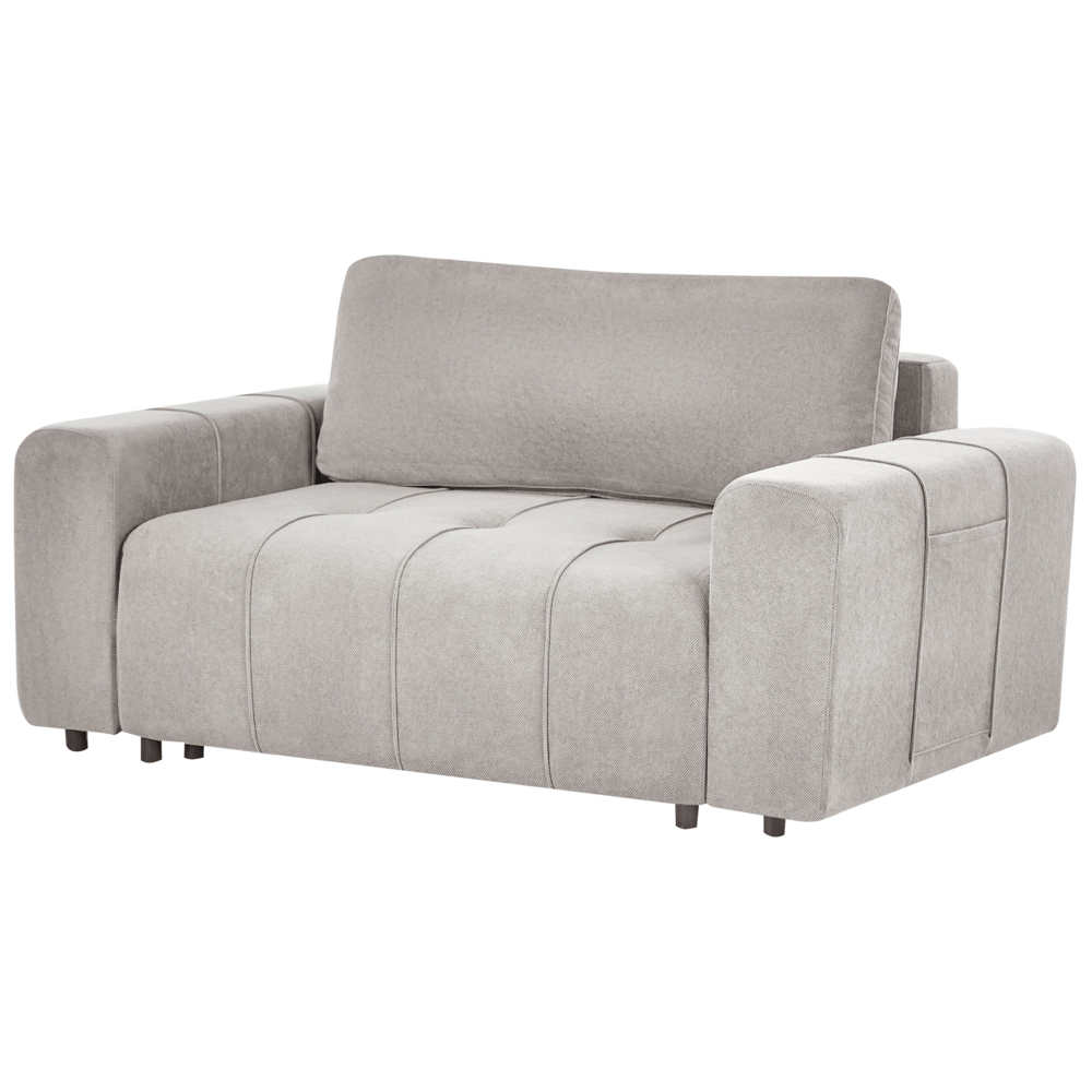 Divano a 2 posti Grigio chiaro con imbottitura spessa e mobili da salotto in stile moderno