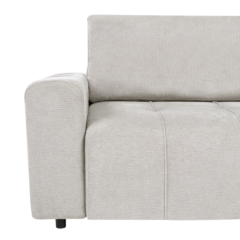 Divano a 2 posti Grigio chiaro con imbottitura spessa e mobili da salotto in stile moderno