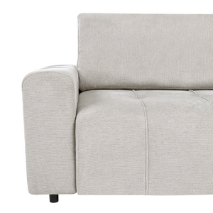 Divano a 2 posti Grigio chiaro con imbottitura spessa e mobili da salotto in stile moderno