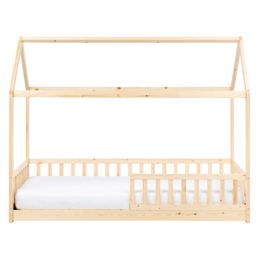 Letto per bambini a forma di casa UE Telaio singolo 90 x 200 cm con doghe in legno di pino chiaro