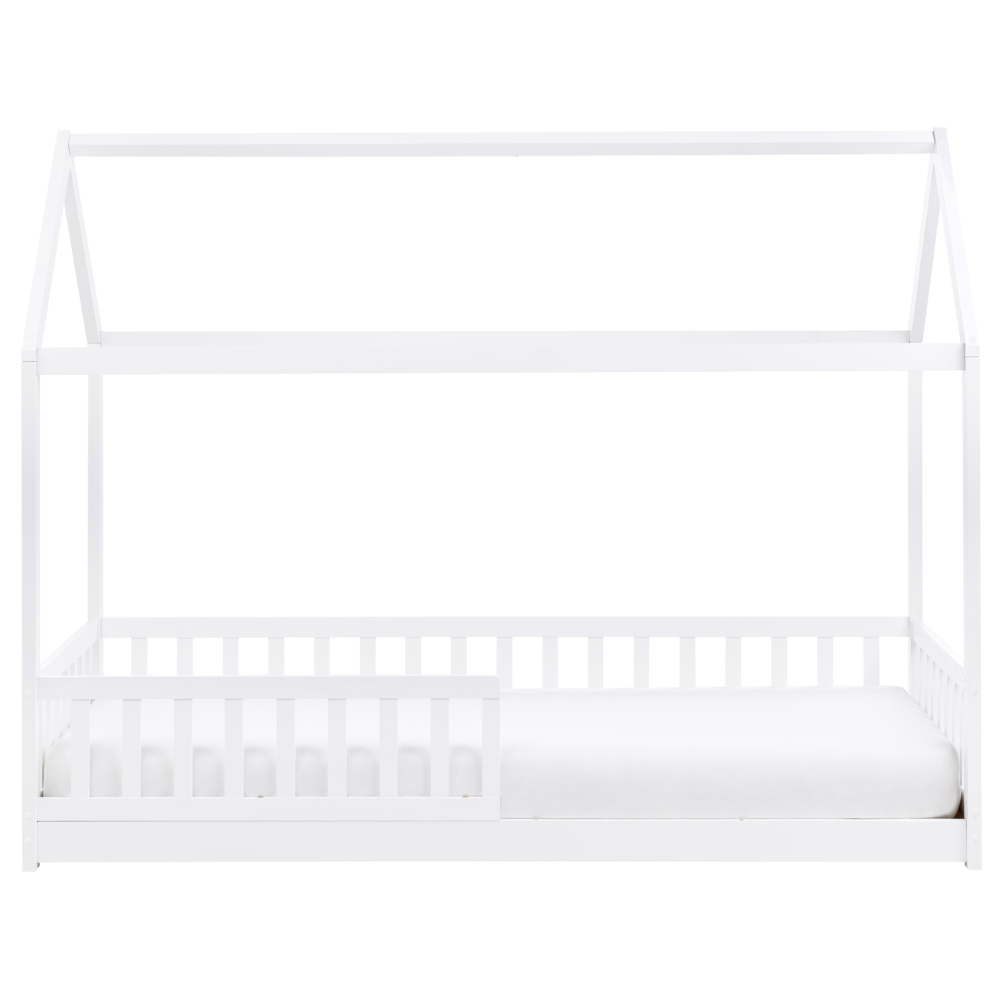 Letto per bambini a forma di casa UE Telaio singolo 90 x 200 cm con doghe in legno di pino bianco