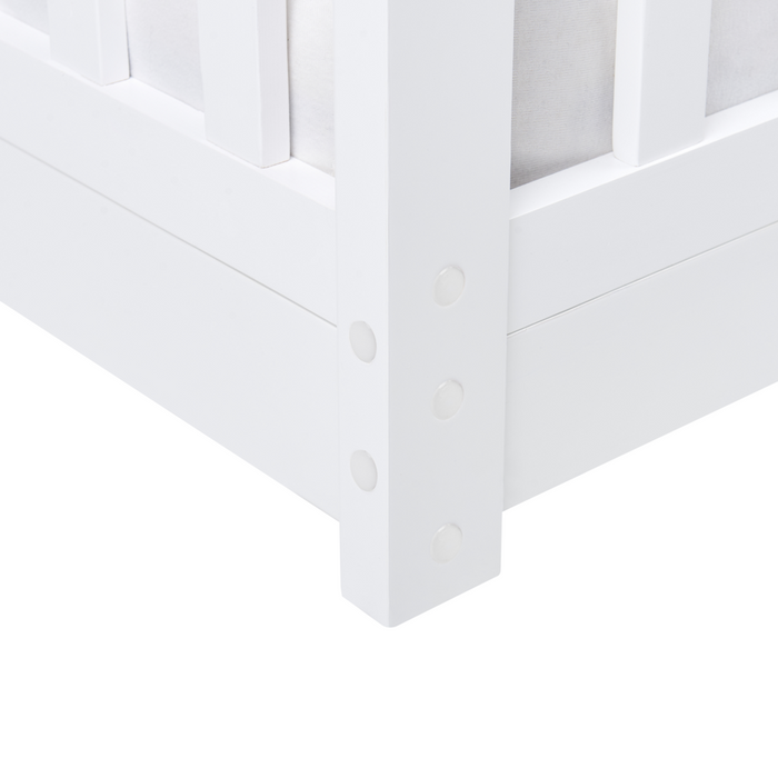 Letto per bambini a forma di casa UE Telaio singolo 90 x 200 cm con doghe in legno di pino bianco