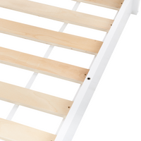 Letto per bambini a forma di casa UE Telaio singolo 90 x 200 cm con doghe in legno di pino bianco