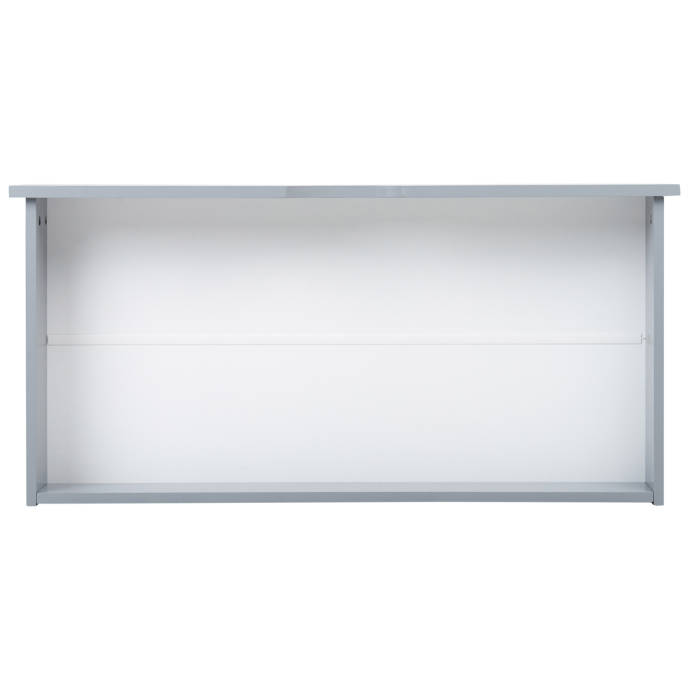 Set di 2 cassetti per il letto in legno di pino grigio Scatole sotto il letto con ruote