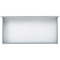 Set di 2 cassetti per il letto in legno di pino grigio Scatole sotto il letto con ruote