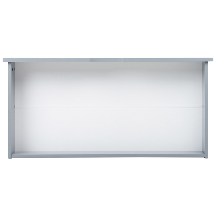 Set di 2 cassetti per il letto in legno di pino grigio Scatole sotto il letto con ruote