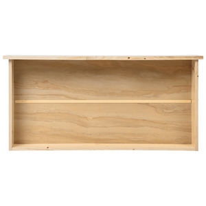 Set di 2 cassetti per il letto in legno di pino chiaro Scatole sotto il letto con ruote