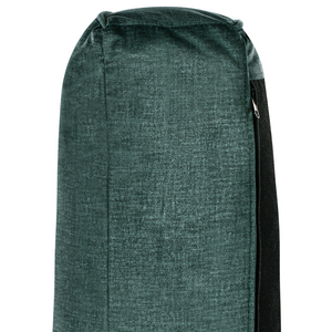 Divano a 3 posti in velluto verde scuro Sedia da salotto retrò Gambe nere Braccio a binario