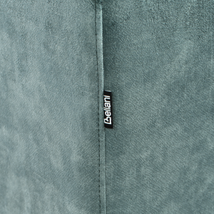 Pouf poggiapiedi in velluto verde acqua stile Minimalista Moderno