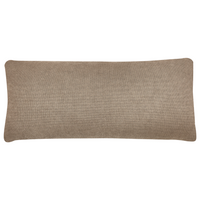 Divano angolare 3 posti rivestito in tessuto a coste con poggiabraccia marrone lato destro stile moderno soggiorno