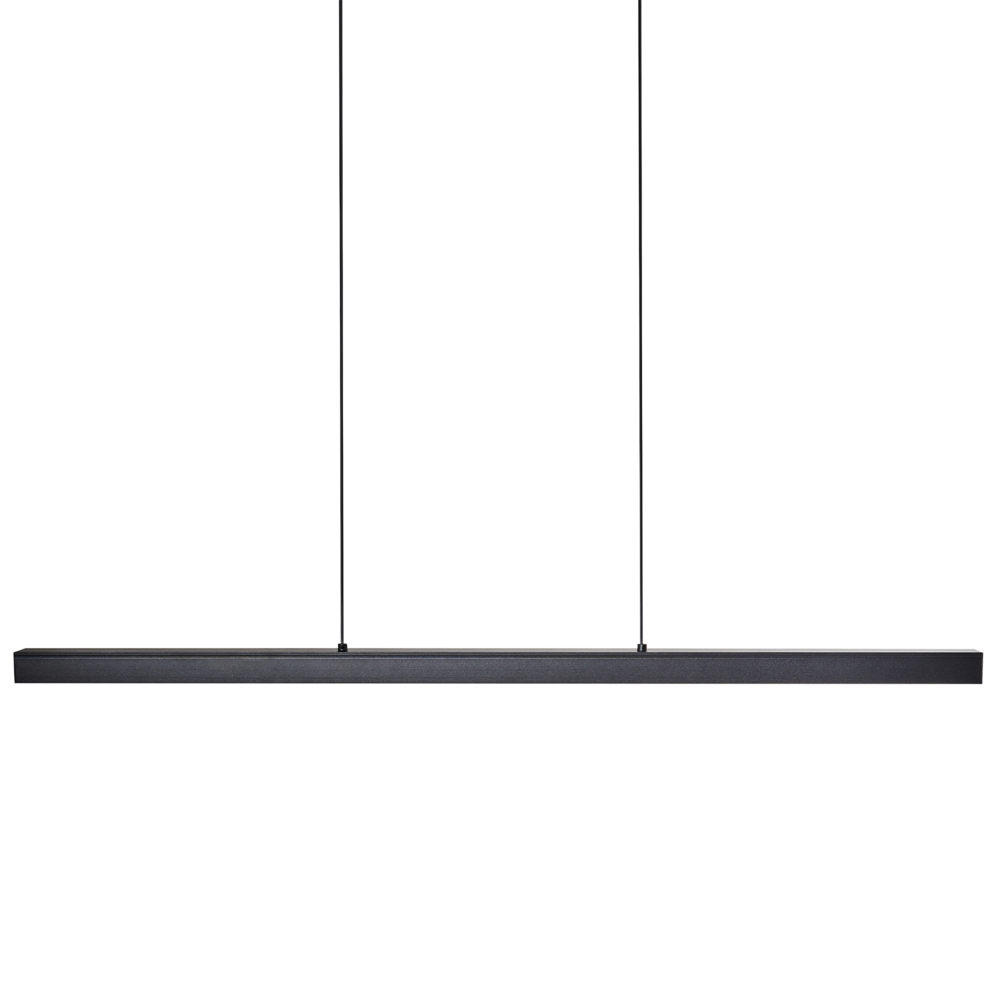 Lampada a sospensione Base in ferro alluminio nero con telecomando Luce LED integrata a sospensione Illuminazione moderna