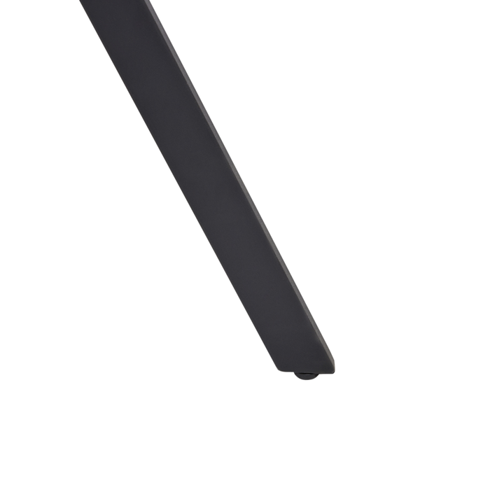 Sedia da pranzo girevole con schienale curvo bouclè bianco e nero stile scandinavo