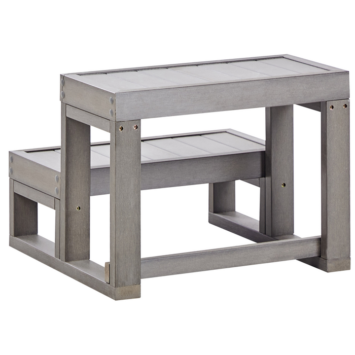 Gradini in materiale sintetico Vasca idromassaggio Grigio