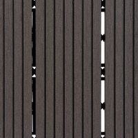 Pavimentazione per esterni grigio grafite piastrelle in composito WPC a incastro resistenti