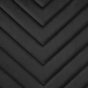 Set di 4 sedie da pranzo in velluto per la sala da pranzo gambe in ferro nero stile elegante