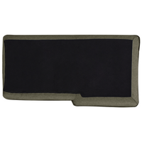 Divano componibile angolare in tessuto verde scuro lato sinistro Cuscino schienale stile moderno