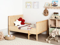 Letto per bambini allungabile in legno di pino chiaro UE misura singola 3ft 90 x130/160/200 cm con rete a doghe per la cameretta