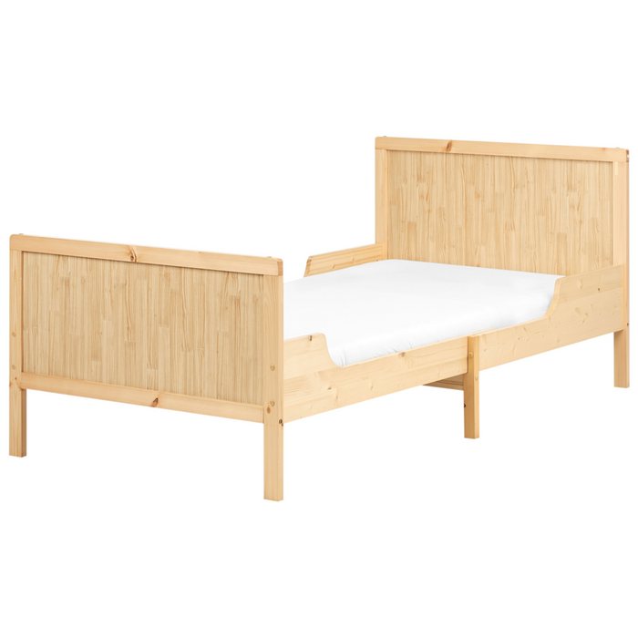 Letto per bambini allungabile in legno di pino chiaro UE misura singola 3ft 90 x130/160/200 cm con rete a doghe per la cameretta
