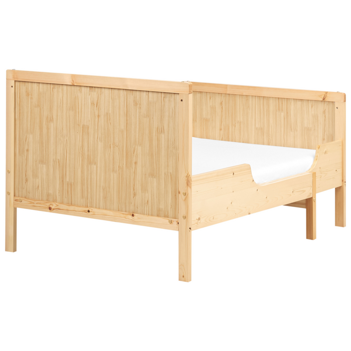 Letto per bambini allungabile in legno di pino chiaro UE misura singola 3ft 90 x130/160/200 cm con rete a doghe per la cameretta