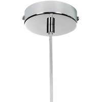 Lampada a sospensione con paralume in vetro blu Illuminazione retrò Luce a sospensione