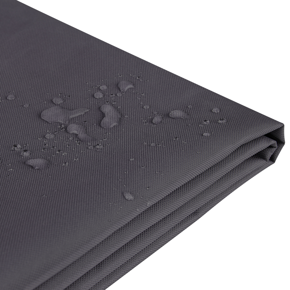 Copertura per mobili da giardino Tessuto rivestito in PVC nero 185 x 105 x 75 cm