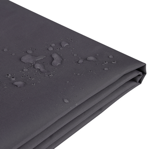 Copertura per mobili da giardino Tessuto rivestito in PVC nero 185 x 105 x 75 cm