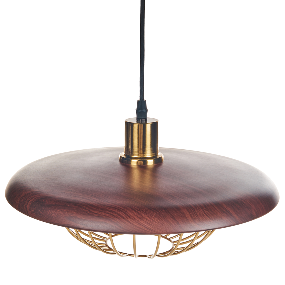 Lampada a sospensione oro marrone ferro retrò industriale soffitto appeso Luce soggiorno sala da pranzo