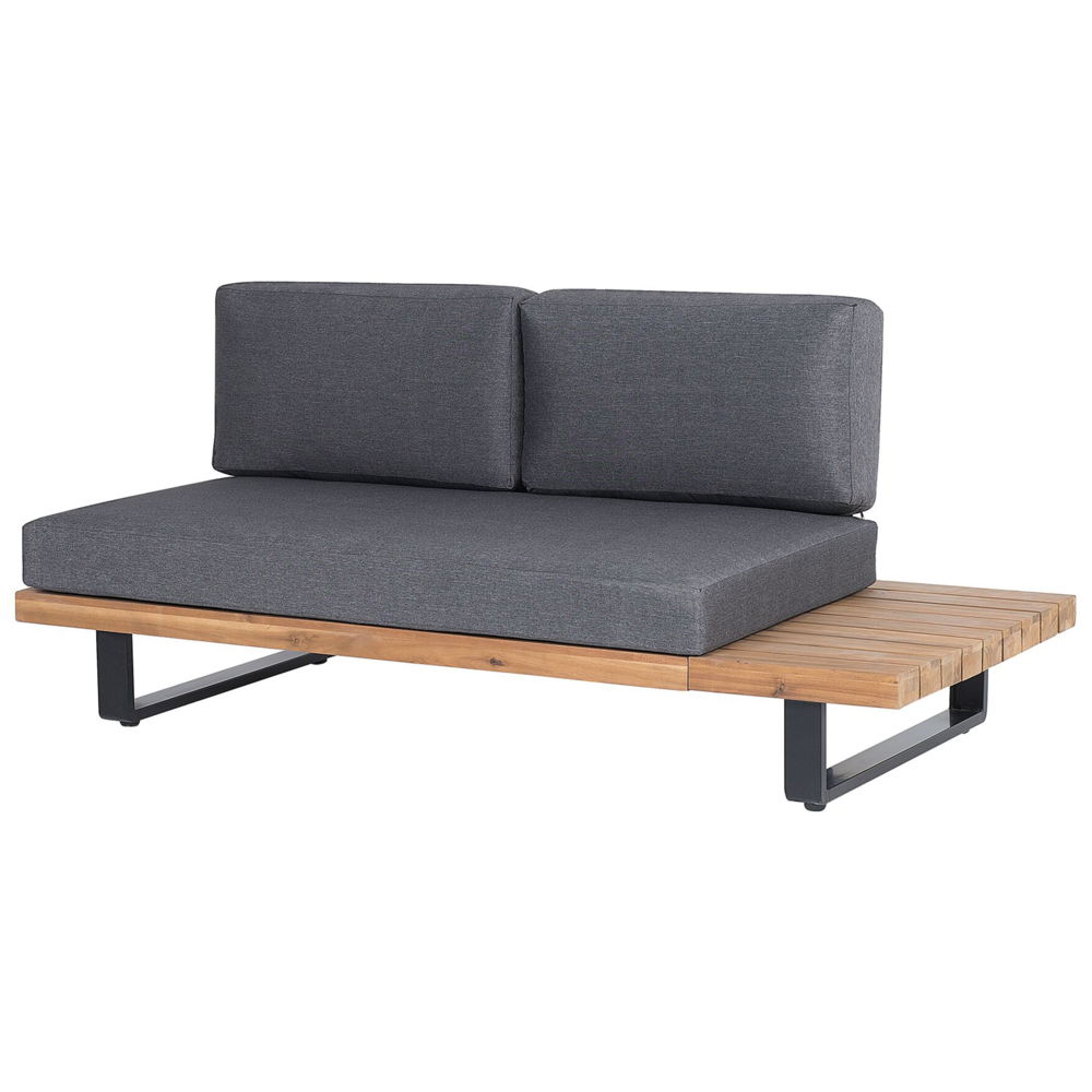 Set di copricuscini da esterno per cuscini per sedili e schienali di divani Grigio cuscini laterali posteriori