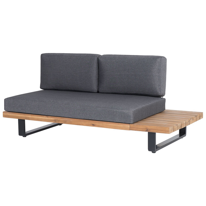 Set di copricuscini da esterno per cuscini per sedili e schienali di divani Grigio cuscini laterali posteriori