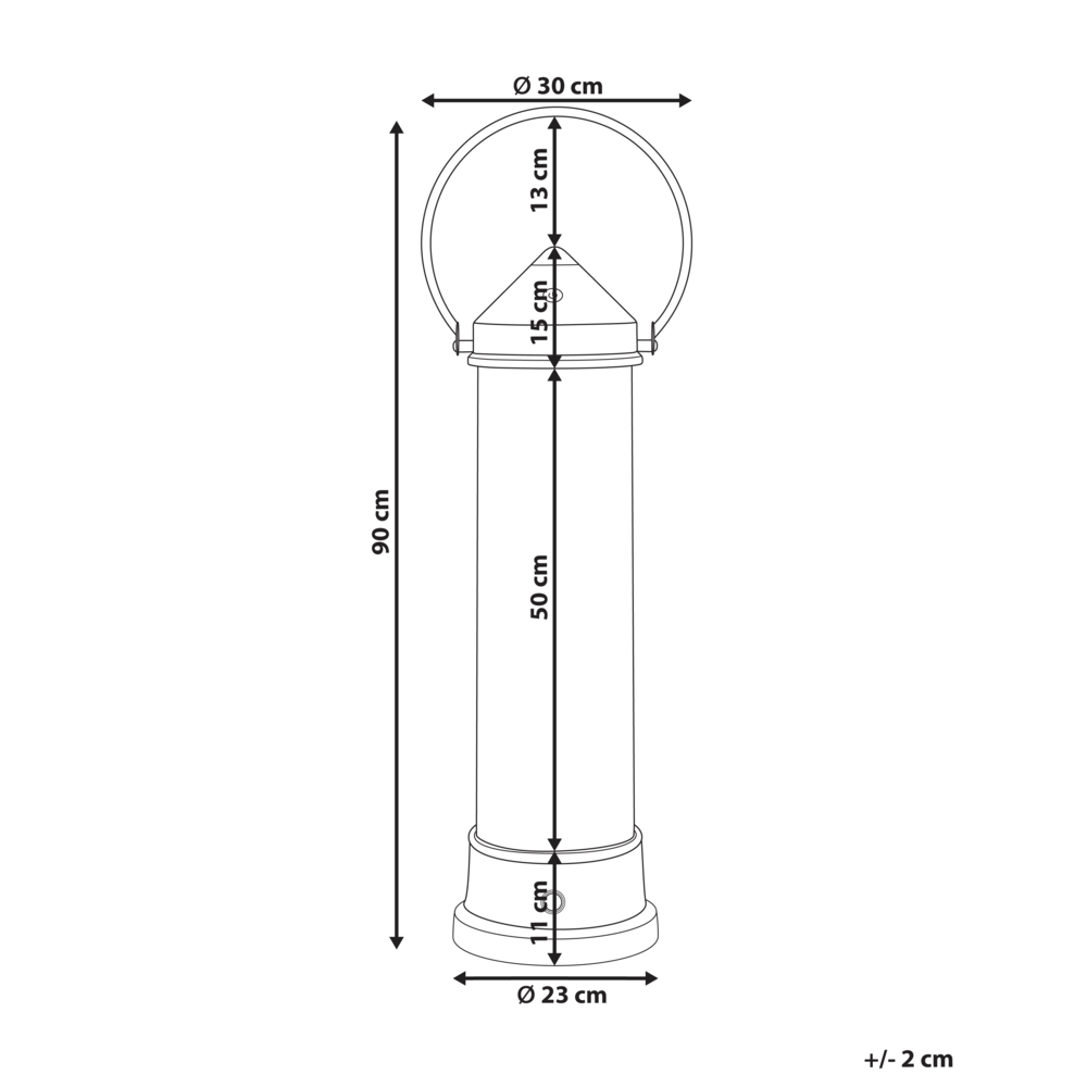 Stufa alogena da patio elettrica autoportante in acciaio Rame Accessori da esterno Patio Giardino