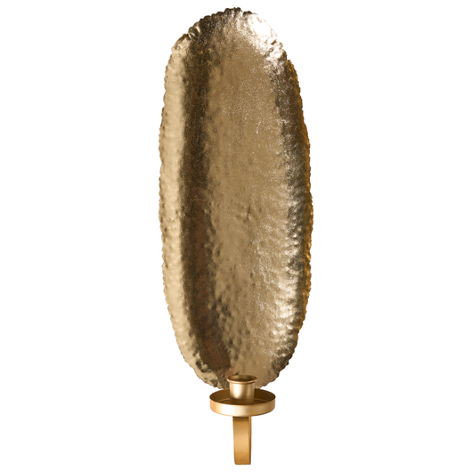 Set di 2 portacandele da parete in ferro dorato Decorazione moderna di design minimalista