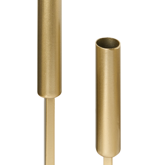 Portacandele oro a 12 bracci con base rotonda in ferro Decorazione moderna di design minimalista