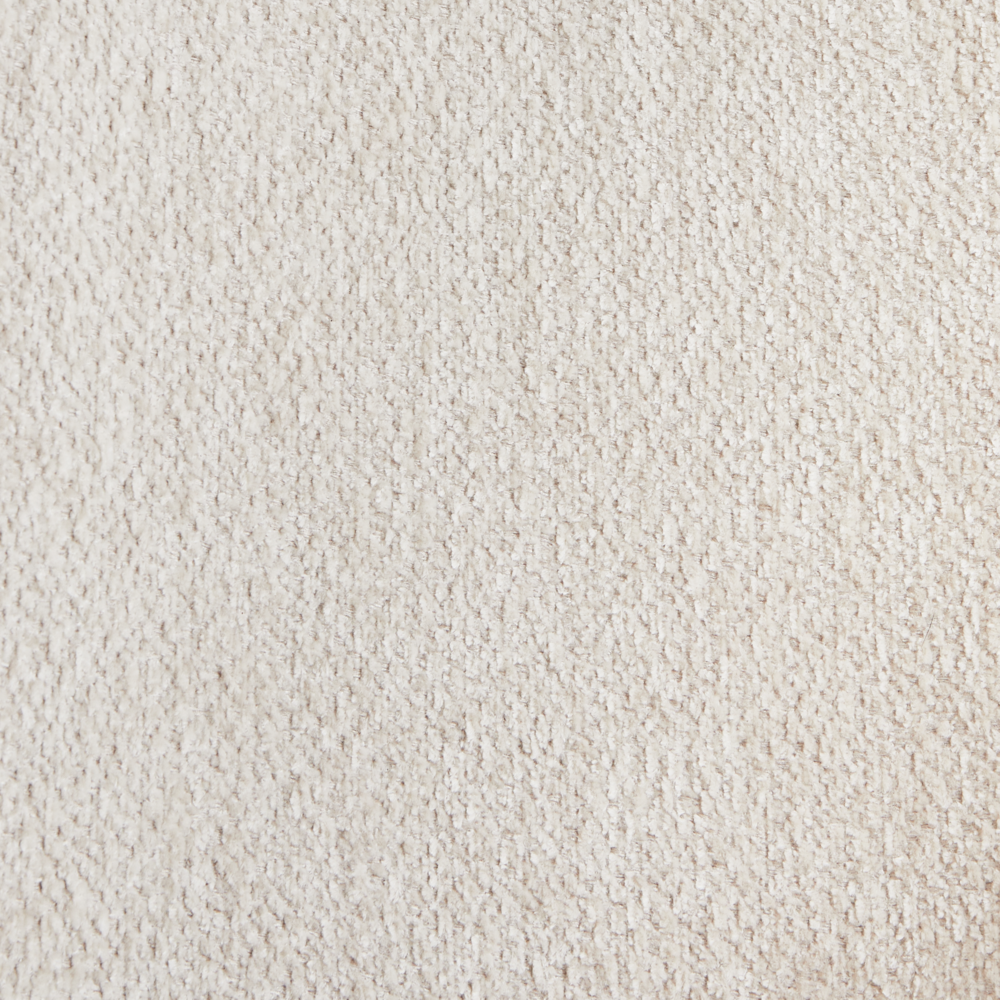 Set di 2 sedie da pranzo imbottite beige chiaro braccioli Design moderno Base in metallo stile moderno